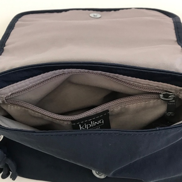 KIPLING Sabian Crossbody Mini Bag Blue Nylon Lightweight Shoulder Bag NWT - Picture 6 of 15